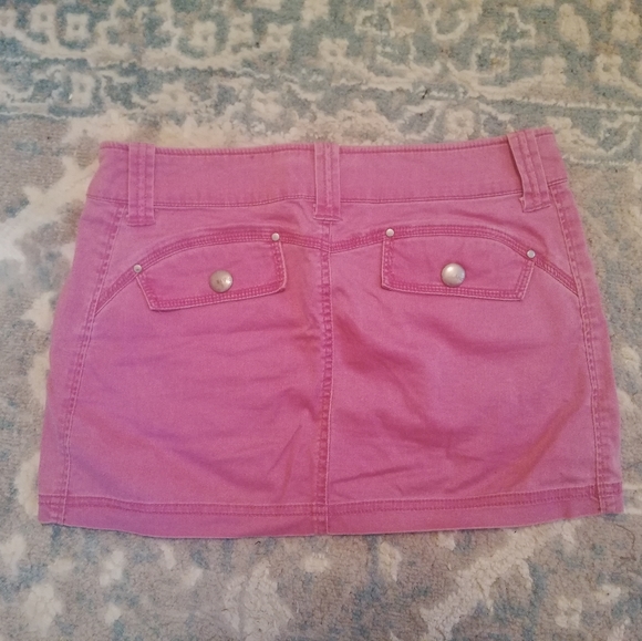 Pink Mango Mini Skirt - Picture 2 of 3